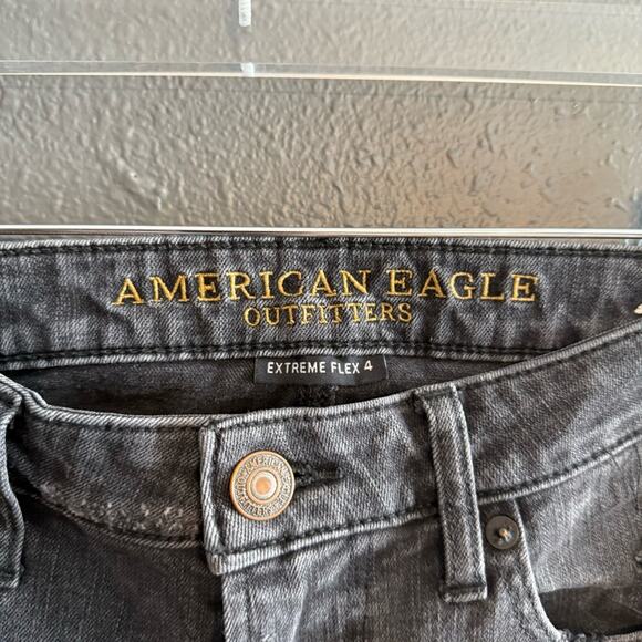 American Eagle Distressed Skinny Jeans Size 32x36 - Picture 5 of 8